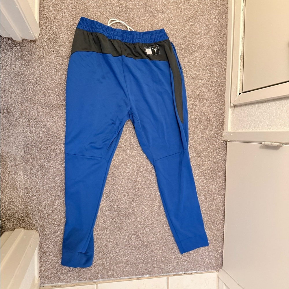 Jordan Blue and Black Sweatpants